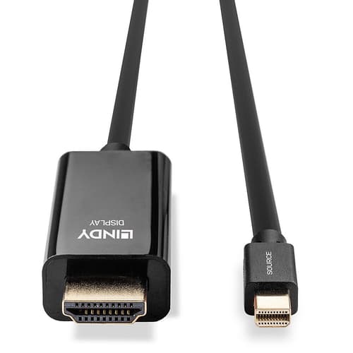 Lindy Kabel Mini DisplayPort/HDMI 4K30 (DP: passiv) 1m — view 5