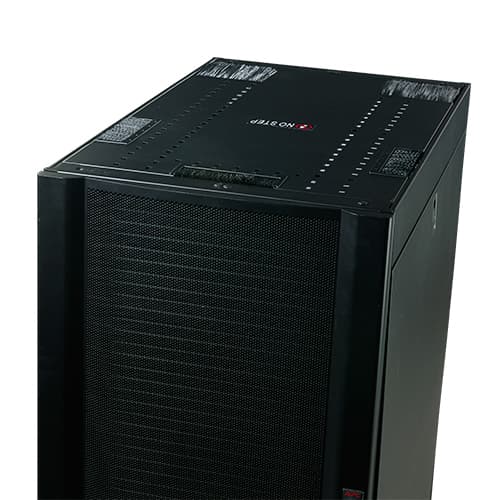APC NetShelter SX - Rack roof - deep black - for P/N: SMX2000LVNCUS, SMX2000LVUS, SMX3000HVTUS, SMX3000LVUS, SRT1000RMXLI, SRT1000RMXLI-NC — view 4
