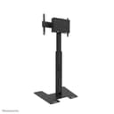 Neomounts MOVE Height Adjustable Display Stand - 37"" (93.98 cm) to 75"" (190.50 cm) Screen Support - 70 kg Load Capacity - 178.50 cm (70.28"") Height x 86.50 cm (34.06"") Width x 70 cm (27.56"") Depth - Floor - Steel - Black - For Display Screen - Lockable, Ventilated thumbnail 3