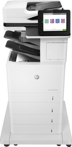HP LaserJet Enterprise MFP M631z - Multifunction printer - B/W - laser - 216 x 863 mm (original) - A4/Legal (media) - up to 52 ppm (copying) - up to 52 ppm (printing) - 2300 sheets - 33.6 Kbps - USB 2.0, Gigabit LAN, Bluetooth, Wi-Fi(n), USB 2.0 host