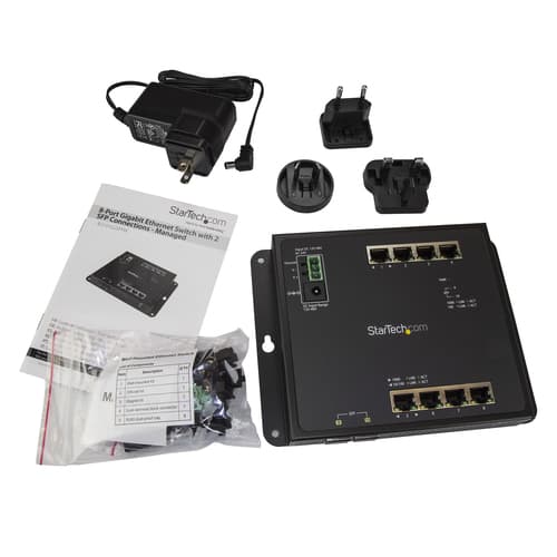 INDUSTRIAL 8 PORT GBE + 2 SFP MANAGE — view 5