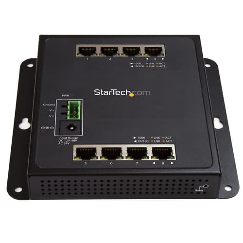 INDUSTRIAL 8 PORT GIGABIT MANAGED WA — view 3