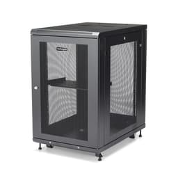 StarTech.com 18U Server Rack Cabinet, 4-Post Adjustable Depth (2" to 30") Network Equipment Rack Enclosure w/Casters/Cable Management/Shelf/Locking Dell PowerEdge, HP ProLiant ThinkServer - 18U Rack Cabinet (RK1833BKM) - Rack cabinet - 18U - 31"