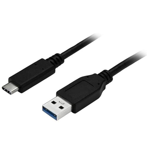 StarTech.com USB to USB C Cable - 1m / 3 ft - 5Gbps - USB A to USB C - USB Type C - USB Cable Male to Male - USB C to USB (USB315AC1M) - USB cable - USB (M) to 24 pin USB-C (M) - USB 3.0 - 1 m - black - for P/N: HB30A3A1CST, HB30C3A1CST, HB30C5A2CSC, HB30C5A2CST, HBS304A24A, MST30C2HDPPD