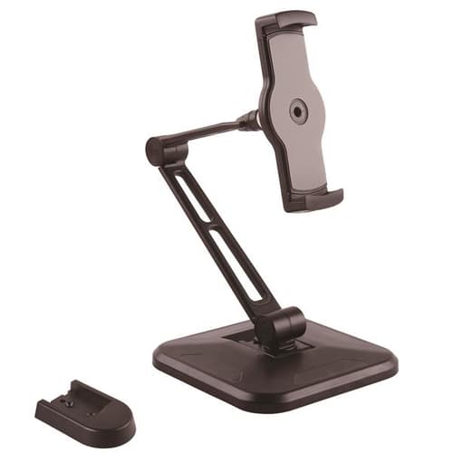 StarTech.com Universal Tablet Stand - Portable Tablet Stand w/ Optional Wallmount Base - Adjustable Pivoting Tablet Stand (ARMTBLTDT) - Mounting kit (wall plate, stand base, knob, base cover) - adjustable arm - for tablet - aluminium, plastic - screen size: 4.7"-12.9" - wall-mountable - for P/N: DK30CHPH, STSCART
