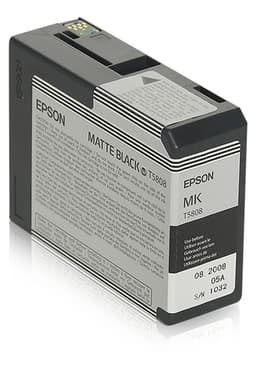 Epson T5808 - 80 ml - matte black - original - ink cartridge - for Stylus Pro 3800