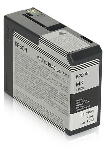 Epson T5808 - 80 ml - matte black - original - ink cartridge - for Stylus Pro 3800