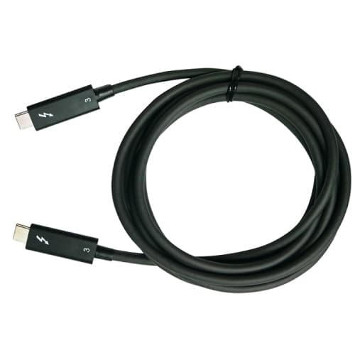 QNAP - Thunderbolt cable - 24 pin USB-C (M) to 24 pin USB-C (M) - Thunderbolt 3 - 2 m - active — view 1