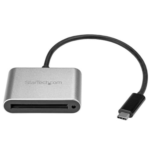 StarTech.com CFast Card Reader - USB C - Memory Card Reader - Card to USB-C - Portable CFast 2.0 Reader / Writer (CFASTRWU3C) - Card reader (CF II) - USB-C 3.0