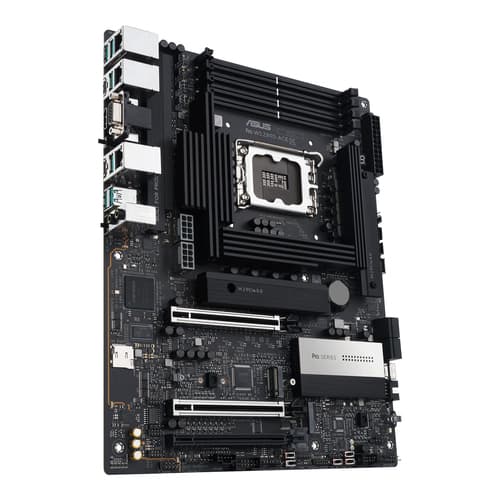 ASUS PRO WS Z890-ACE SE - Motherboard - ATX - LGA1851 Socket - Z890 Chipset - USB-C 3.2 Gen 2x2, USB 3.2 Gen 2, USB4, USB 3.2 Gen 1 - 10 Gigabit LAN, 2.5 Gigabit LAN, Gigabit LAN - onboard graphics (CPU required) - HD Audio (8-channel) — view 6