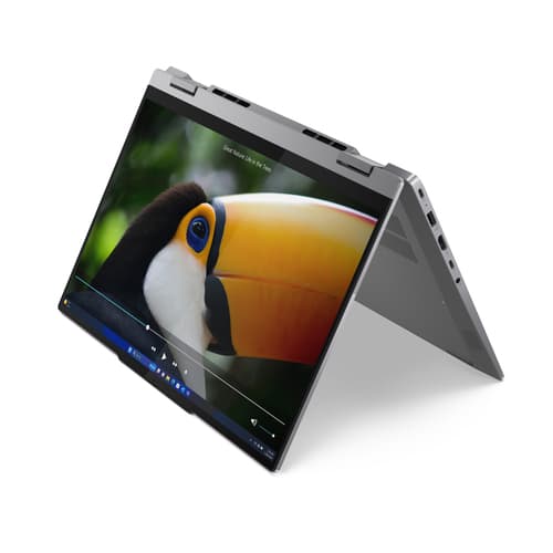 Lenovo ThinkBook 14 G4 21MX - Flip design - Intel Core Ultra 5 - 125U / up to 4.3 GHz - Win 11 Pro - Intel Graphics - 16 GB RAM - 256 GB SSD NVMe - 14" IPS touchscreen 1920 x 1200 - Wi-Fi 6E, Bluetooth - luna grey - kbd: UK - with 1 Year Lenovo Premier Support — view 12