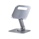 StarTech.com - Notebook stand - 360� swivel, telescopic height adjustment - desktop - silver thumbnail 1