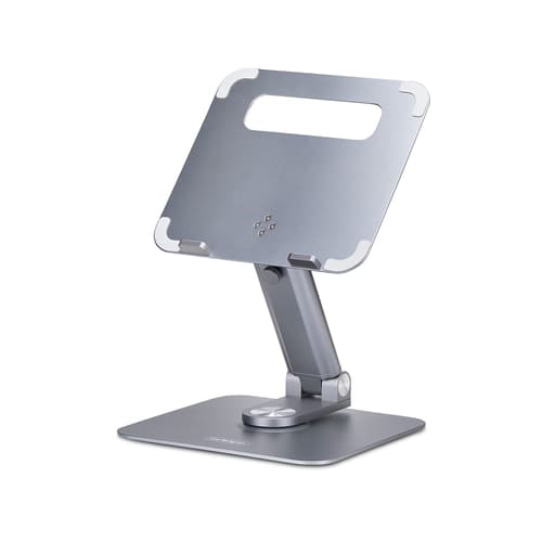 StarTech.com - Notebook stand - 360� swivel, telescopic height adjustment - desktop - silver