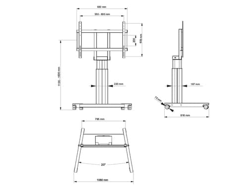*Non Cancellable/Non Returnable (NCNR)* MOTORIZED  FLOORSTAND 160KG  SD BL — view 10