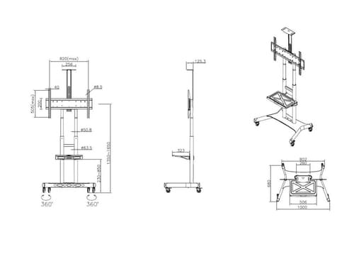 *Non Cancellable/Non Returnable (NCNR)* FLOORBASE 180 INCL AV/CAM SHELVES — view 28