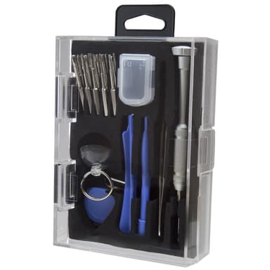 StarTech.com Cell Phone Repair Kit - with Case - Multipurpose - Computer Tool Kit - Electronics Kit - PC Tool Kit (CTKRPR) - Mobile phone repair tool set - 23 pieces - in case