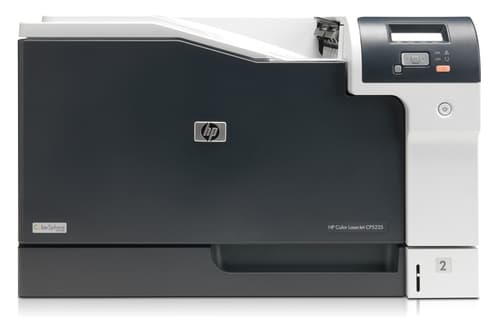 HP Color LaserJet Professional CP5225dn Printer, 20ppm mono and colour, A4, A3, duplex, 600x600dpi, 192MB memory, 250 paper tray, 100 sheet multi purpose tray, hi-speed USB 2.0, built-in fast ethernet 10/100Base-TX, HP PCL 6, HP PCL 5c, HP Postscript level 3 emulation, one year warranty