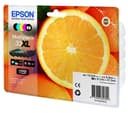 Epson Ink Cartridges, Claria" Premium Ink, 33, Oranges, Multipack, 1 x 8.9 ml Cyan, 1 x 8.9 ml Magenta, 1 x 12.2 ml Black, 1 x 8.1 ml Photo Black, 1 x 8.9 ml Yellow, High, XL thumbnail 2