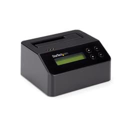 StarTech.com USB 3.0 Hard Drive Eraser Dock for 2.5" & 3.5" SATA SSD HDD + 4Kn Drive - LCD/ RS232 - Secure Erase HDD Wiper Docking Station (SDOCK1EU3P2) - Hard drive eraser - 2.5" / 3.5" - SATA 6Gb/s - black - for P/N: SVA12M5NA