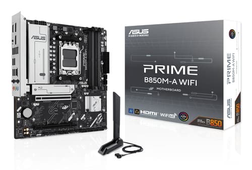 ASUS PRIME B850M-A WIFI - motherboard - micro ATX - Socket AM5 - AMD B850