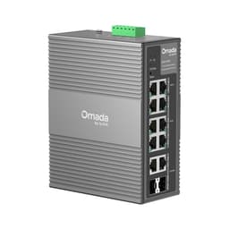 TP-Link Omada IES210GPP V1.6 - Switch - industrial - Managed - 6 x 10/100/1000 (PoE+) + 2 x 10/100/1000 (PoE++) + 2 x combo 100/1000 SFP/RJ-45 - DIN rail mountable, wall-mountable - PoE++ (240 W)