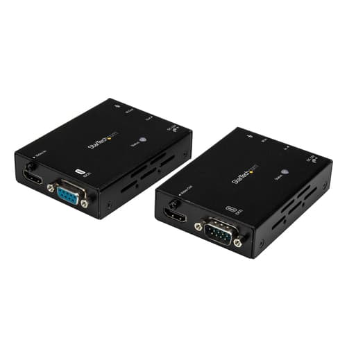 StarTech.com HDMI Over Cat5e / CAT6 Extender - Extend up to 210 ft / 70m - HDBaseT Certified - HDMI Extender - IR Extender - HDMI Booster (ST121HDBTL) - Video/audio/infrared/serial/network extender - over CAT 5e/6 - 10Base-T - up to 100 m - for P/N: SVA12M2NEUA, SVA12M5NA