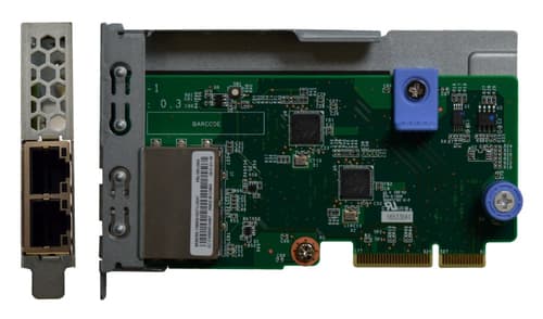 Lenovo ThinkSystem - Network adapter - LAN-on-motherboard (LOM) - Gigabit Ethernet x 2 - for ThinkAgile VX Certified Node 7Y94, 7Z12, ThinkAgile VX7820 Appliance — view 1