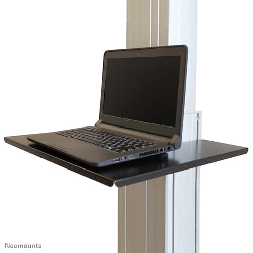 Neomounts PLASMA-M2500LAPSHELF - Mounting component (shelf) - for notebook - black - for NewStar Motorized, PLASMA-M2500MS