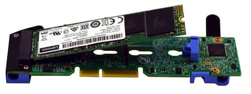 Lenovo ThinkSystem M.2 Mirroring Enablement Kit - Storage controller - M.2 - SATA 6Gb/s - for ThinkAgile VX Certified Node 7Y94, ThinkAgile VX3320 Appliance, VX7520 Appliance