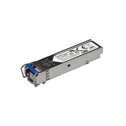 StarTech.com MSA Uncoded SFP Module, 1000BASE-BX, 1 Gigabit Ethernet Bi-Directional (BiDi) Fiber Single Strand SFP Transceiver (SMF), LC 10km , Mini GBIC Transceiver SFP Module, Upstream - Lifetime Warranty (SFP1000BXUST) - SFP (mini-GBIC) transceiver module - 1GbE - 1000Base-BX - LC single-mode - up to 10 km - 1310 (TX) / 1490 (RX) nm