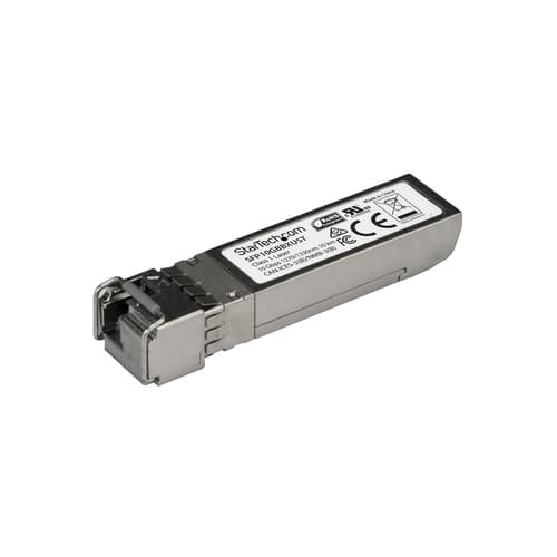 StarTech.com MSA Uncoded SFP+ Module, 10GBASE-BX, 10 Gigabit Ethernet Bi-Directional (BiDi) Fiber Single Strand SFP+ Transceiver, LC 10km , Mini GBIC Transceiver SFP+ Module, Upstream BiDi - Lifetime Warranty (SFP10GBBXUST) - SFP+ transceiver module - 10GbE - 10GBase-BX - LC single-mode - up to 10 km - 1270 (TX) / 1330 (RX) nm