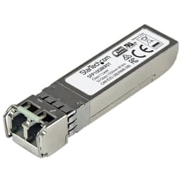 StarTech.com MSA Uncoded Compatible SFP+ Module, 10GBASE-ER, 10GbE Single Mode (SMF) Fiber Optic Transceiver, 10GE Gigabit Ethernet SFP+, LC Connector, 40km, 1550nm, DDM, Mini GBIC Module - Lifetime Warranty (SFP10GBERST) - SFP+ transceiver module - 10GbE - 10GBase-ER - LC single-mode - up to 40 km - 1550 nm