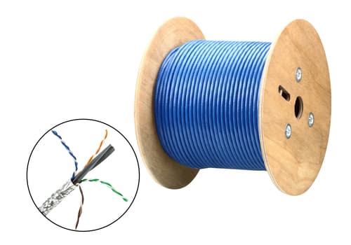 ATEN 2L-2910 - Bulk cable - 305 m - SF/UTP - CAT 6 - solid, 4K support - blue - for ATEN VE1801EUT, VanCryst VE1801AEUT