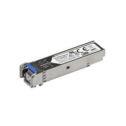 StarTech.com MSA Uncoded SFP Module, 100BASE-BX, 100Mb Ethernet Bi-Directional (BiDi) Fiber Single Strand SFP Transceiver (SMF), LC 10km , Mini GBIC Transceiver SFP Module, Upstream BiDi - Lifetime Warranty (SFP100BBXUST) - SFP (mini-GBIC) transceiver module - 100Mb LAN - 100Base-BX - LC single-mode - up to 10 km - 1550 (RX) / 1310 (TX) nm