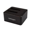 StarTech.com Dual-Bay USB 3.0 to SATA Hard Drive Docking Station, USB Hard Drive Dock, External 2.53.5 SATA IIIIII, SSDHDD Docking Station, Hot-Swap Hard Drive Bays - Top-Loading - HDD docking station - bays: 2 - 2.5", 3.5" - SATA 6Gb/s - USB 3.0 - black - for P/N: SVA12M5NA thumbnail 1