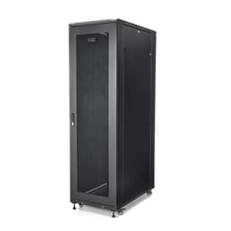 StarTech.com 42U Server Rack Cabinet - 4-Post Adjustable Depth (5.9" to 36.4") IT Network Equipment Rack Enclosure with Casters - 2000lbs (RK4236BKB) - Rack cabinet - floor-standing - black - 42U - 19"