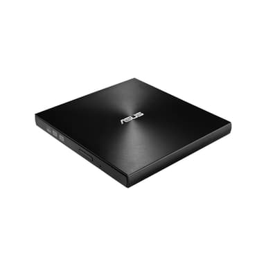 ASUS ZenDrive U9M SDRW-08U9M-U - Disk drive - DVD�RW (�R DL) - 8x/8x - USB 2.0 - external - black - for 15, ROG Strix G15, ROG Zephyrus Duo 15, ROG Zephyrus G14, TUF505, ZenBook 13