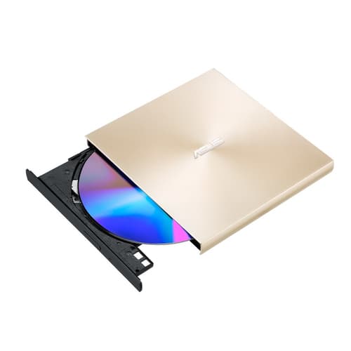 ASUS ZenDrive U9M SDRW-08U9M-U - Disk drive - DVD�RW (�R DL) - 8x/8x - USB 2.0 - external - gold — view 6