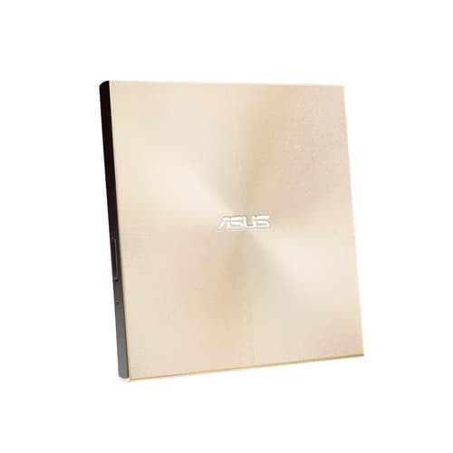 ASUS ZenDrive U9M SDRW-08U9M-U - Disk drive - DVD�RW (�R DL) - 8x/8x - USB 2.0 - external - gold — view 4
