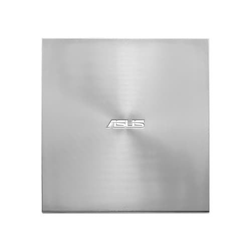 ASUS ZenDrive U9M SDRW-08U9M-U - Disk drive - DVD�RW (�R DL) - 8x/8x - USB 2.0 - external - silver - for 15, ROG Strix G15, ROG Zephyrus Duo 15, ROG Zephyrus G14, TUF505, ZenBook 13 — view 3