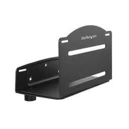 StarTech.com Wall Mount CPU Holder - Adjustable Width 4.8in to 8.3in - Metal - Computer Tower Mounting Bracket for Desktop PC (CPUWALLMNT) - Bracket - for CPU - steel - black - wall-mountable - for P/N: WALLSTS1, WALLSTS2