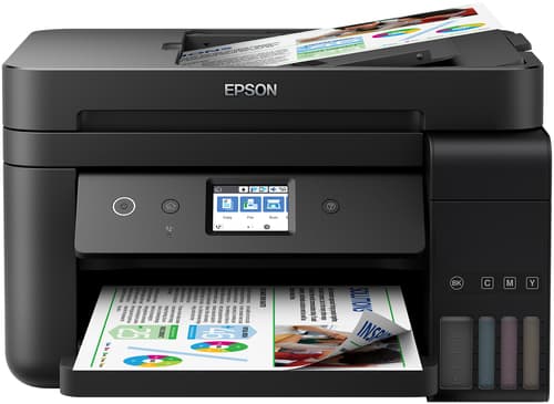 Epson EcoTank ET-4750 ET 4750 ET4750 Unlimited - Multifunction printer - colour - ink-jet - A4/Legal (media) - up to 15 ppm (printing) - 250 sheets - 33.6 Kbps - USB, LAN, Wi-Fi