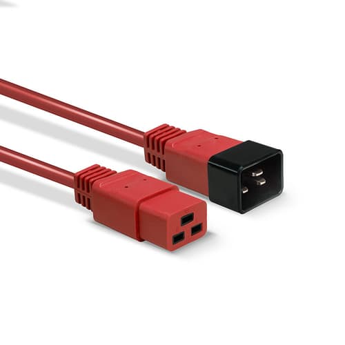 2M EXTCABLE IEC C19 TO IEC C20RED — view 4