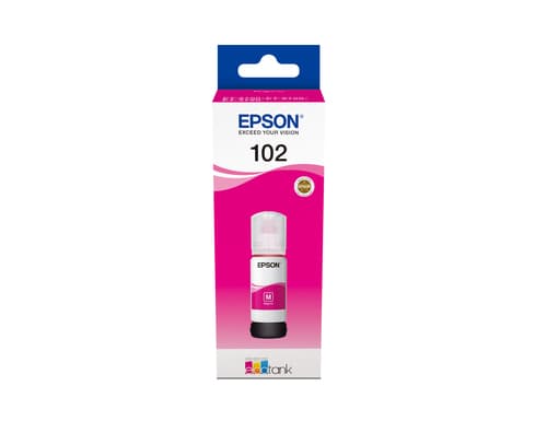 Epson Ink Cartridges, 102, 102 4 colour ink bottles, Ink Bottle, 1 x 70.0 ml Magenta