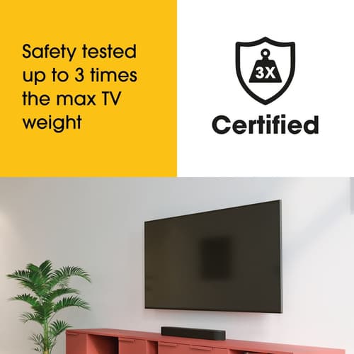 Vogel's M-series MA3030 (C1) - Mounting kit (wall mount) - turn - for LCD TV - universal - metal - black - screen size: 32"-55" — view 7