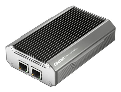 QNAP QNA-UC10G2T - Network adapter - USB4 / Thunderbolt 4 - 10Gb Ethernet x 2