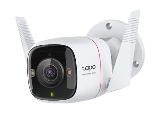Tapo C325WB V1 - Network surveillance camera - bullet - outdoor - dustproof / weatherproof - colour (Day&Night) - 4 MP - 2688 x 1520 - 2K - fixed focal - audio - wireless - Wi-Fi - 2.4GHz radio - H.264 - DC 9 V