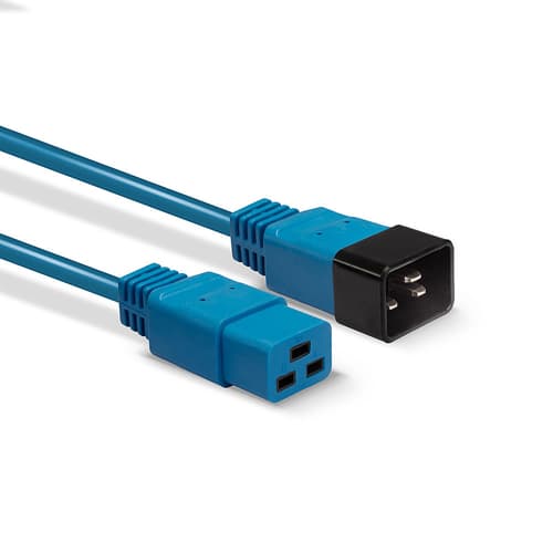 3M EXTCABLE IEC C19 TO IEC C20BLUE — view 4