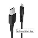 0.5M USB TO LIGHTNING CABLE BLACK thumbnail 1