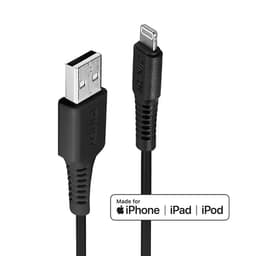 0.5M USB TO LIGHTNING CABLE BLACK